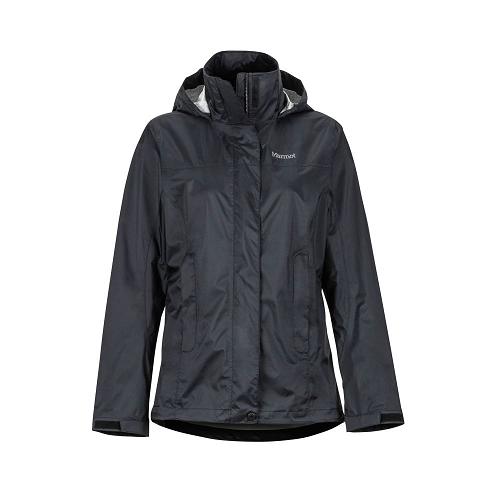 Marmot Rain Jacket Black NZ - PreCip Eco Jackets Womens NZ4986320
